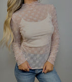 Bow Mesh Top