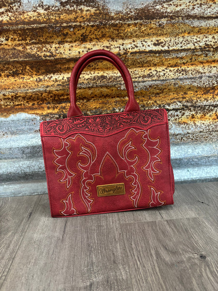 Wrangler Boot Embroidered Tote