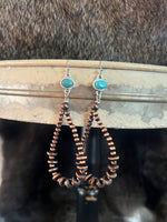 Copper Navajo Pearl Earrings