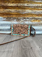 The Double Zipper Small Crossbody Purse