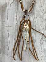 Beaded Leather Necklace