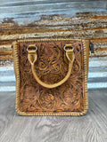 TR Floral Tooled Collection Crossbody