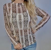 Serape Aztec Mesh