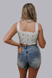Longhorn Corset Top
