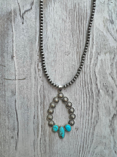 Concho Turquoise Necklace