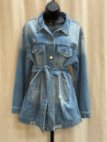 Belted Jean Jacket/Dress