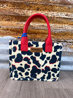 Wrangler Cow Print Concealed Carry Tote/Crossbody