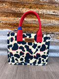 Wrangler Cow Print Concealed Carry Tote/Crossbody