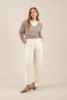 High Waist Wide Leg Dress Pants