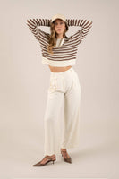 High Waist Wide Leg Dress Pants