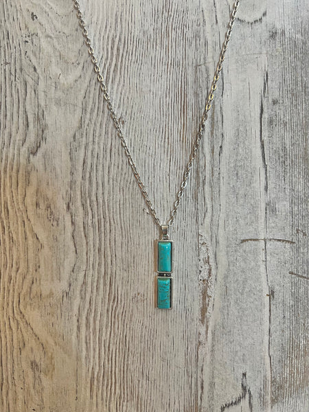 Bar Turquoise Necklace