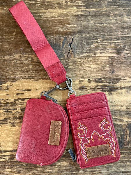 Wrangler Boot Embroidered Bi Fold Wallet