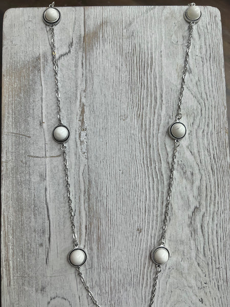 White Turquoise Necklace