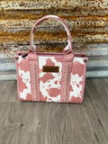 Cow Print Wrangler Tote