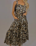 Leopard Overall Dress