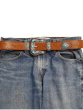Western Floral Tooled Belt