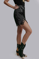 Satin Lace Skort