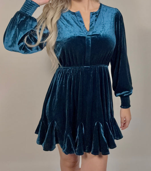Velvet Mini Dress