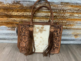 Large Tooled Tote