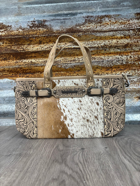 TR Cowhide Crossbody