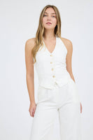 Halter V Neck Vest