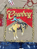 Leopard Cowboy Tee