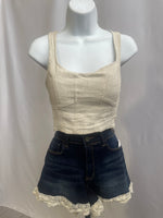 Oatmeal Crop Top