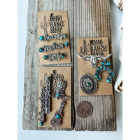 Western Trucker Hat Cap - Magnetic Hat Pin Set