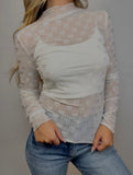 Bow Mesh Top