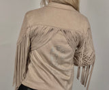 Rhinestone Fringe Jacket