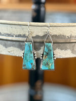 Turquoise Trapezoid Earring