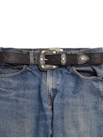 Western Floral Tooled Belt