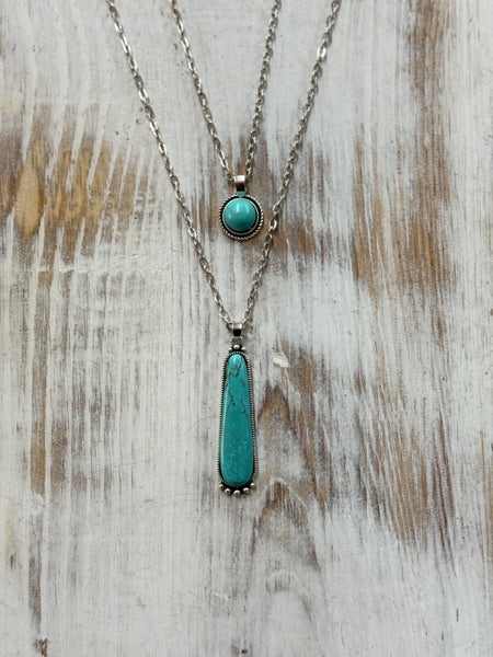 Double Turquoise Necklace