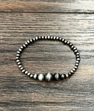 Navajo Bead Stretch Bracelet