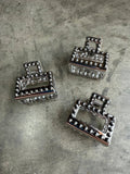 Mini Square Faux Pearl Claw Hair Clip
