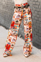 Kickin Rodeo Collage Printed Pants
