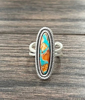 Gemstone Adjustable Ring