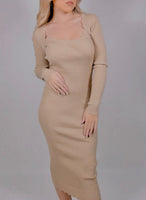 Scallop Rib Knit Dress
