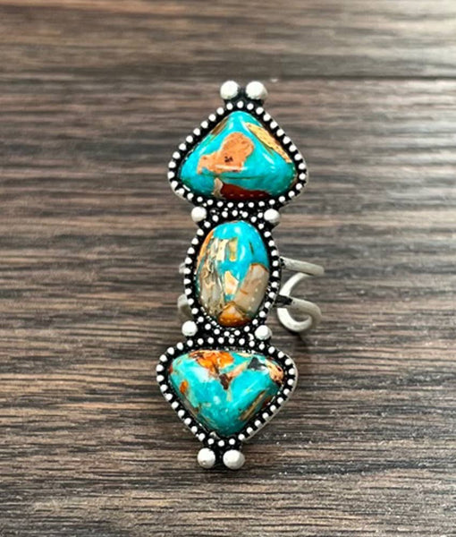 Big Cutie Gemstone Adjustable Ring