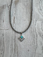 Boho Turquoise Necklace