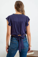 Scallop Lace Trim Top