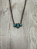 Western Stone Pendant Choker