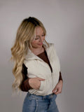 Cropped Puffer Vest