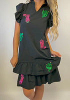 Sequence Ruffle Dress