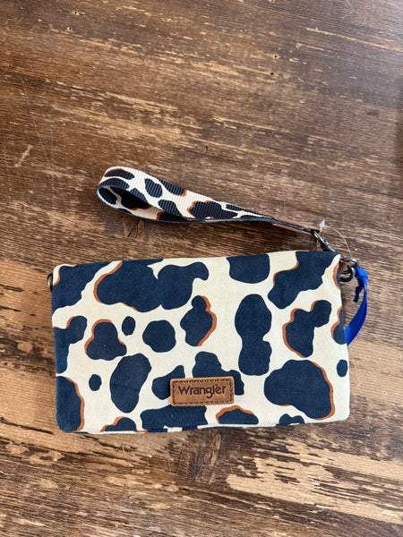 Wrangler Cow Print  Wallet/Wristlet
