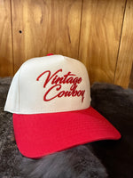 Vintage Cowboy Embroidery Baseball Cap