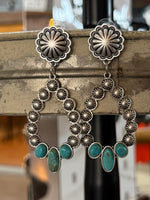 Concho Turquoise Post Earrings