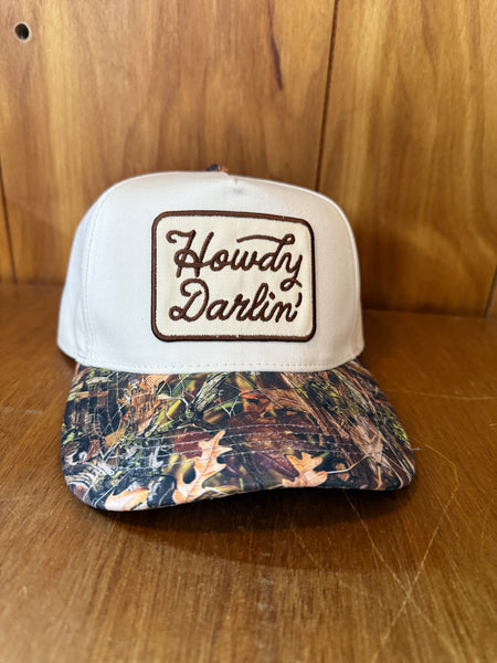 Howdy Darlin' Embroidery Patch Realtree Cap