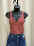 Lizeth Buttoned Tank