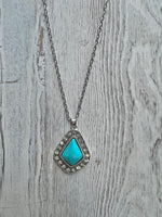 Bling Turquoise Necklace